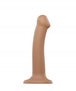 Strap On Me - Buigzame Siliconen Dildo - M