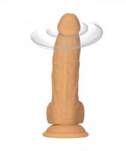 Naked Addiction Roterende & Vibrerende Dildo - 20 cm