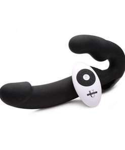 Urge Strapless Strap-On Vibrator - Zwart
