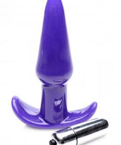 Smooth Vibrerende Anaalplug - Paars
