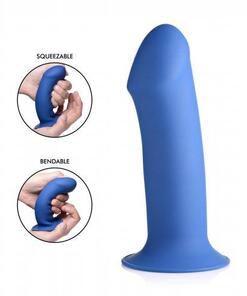 Squeeze-It Dikke Dildo - Blauw