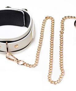 Kink in the Dark - Glow In De Dark Halsband Met Riem