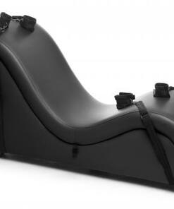 Kinky Seks Sofa Met Boeien en Positie Kussens - Zwart