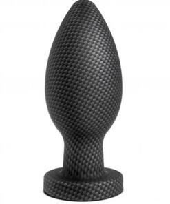 Spark - Siliconen Anaal Plug Carbon Fiber - Large