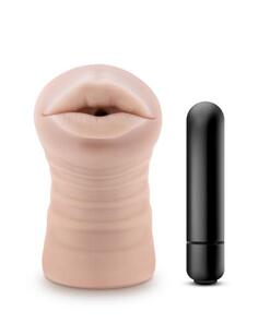 M for Men - Skye Masturbator Met Bullet Vibrator - Mond