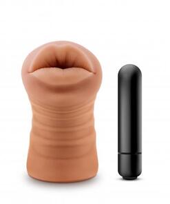 M for Men - Isabella Masturbator Met Bullet Vibrator - Mond