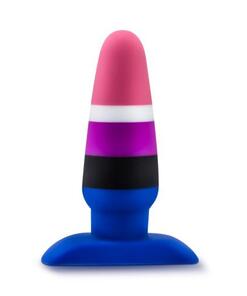 Avant - Pride Siliconen Anaal Plug - Fluid