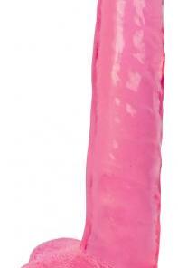 Lollicock - Dildo Slim Stick With Balls - Cherry Ice - 20.3 cm
