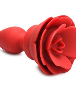 Vibrerende Rose Anaalplug met Afstandsbediening - Medium