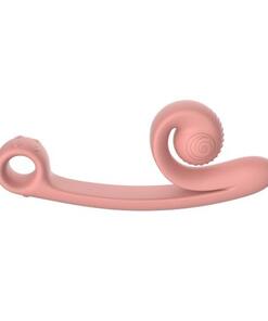 Snail Vibe Curve Duo Vibrator - Peachy Pink