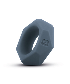 Boners Cockring Met Diamant Design - Grijs