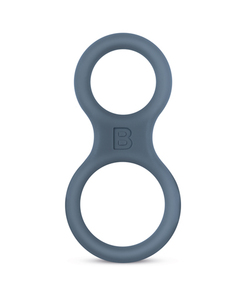 Boners Siliconen Cockring En Ballstretcher - Grijs
